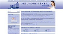 Desktop Screenshot of gesundheitsnetz-bielefeld.de